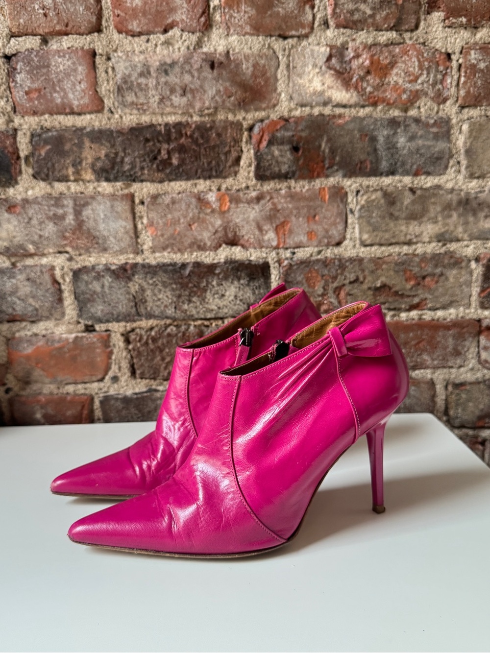 Versace Jeans Couture Bow Ankle Booties